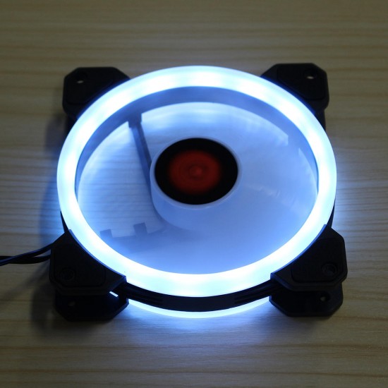 1PCS 120mm Adjustable RGB LED Light Computer PC Case Cooling Fan