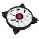 30000Hrs 3PCS 120mm RGB Adjustable LED Cooling Fan with Controller Remote For PC Cooling