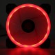 3PCS 120mm Adjustable RGB LED Light Computer Case PC Cooling Fan with Remote