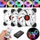 3PCS 120mm Adjustable RGB LED Light Computer Case PC Cooling Fan with Remote 3PCS 120mm Adjustable RGB LED Light Computer Case PC Cooling Fan with Remote
