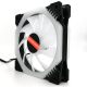 3PCS 120mm Multilayer Backlit Adjustable RGB Light Computer Case PC Cooling Fan with the Remote Control