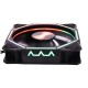 3PCS 12cm Adjustable RGB Cooling Fan with IR Controller for Desktop PC