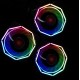 3PCS 12cm Adjustable RGB Cooling Fan with IR Controller for Desktop PC 3PCS 12cm Adjustable RGB Cooling Fan with IR Controller for Desktop PC