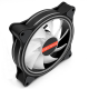 5PCS 120mm RGB Adjustable LED Cooling Fan Multiple Thin Apertures CPU Cooling Fan with the Remote Control