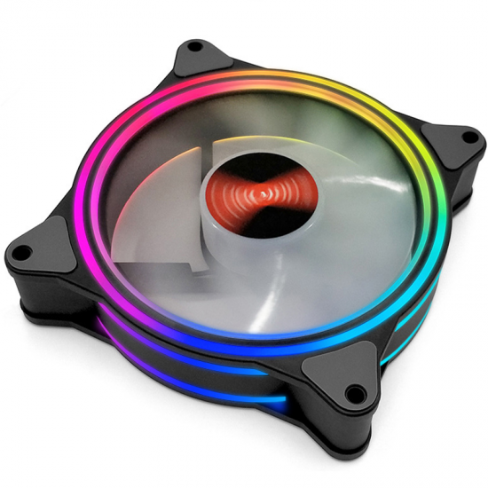 5PCS 120mm RGB Adjustable LED Cooling Fan Multiple Thin Apertures CPU Cooling Fan with the Remote Control 5PCS 120mm RGB Adjustable LED Cooling Fan Multiple Thin Apertures CPU Cooling Fan with the Remote Control