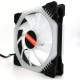 6PCS 120mm Multilayer Backlit RGB Cooling Fan Computer Case PC CPU Cooling Fan with the Remote Control
