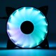 6PCS 120mm RGB Adjustable LED Cooling Fan with Controller Remote For Computer