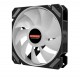 6PCS 120mm RGB PC Fans Control Music Rhythm Monochromatic Light Adjustable Cooling Fan With the Remote Control