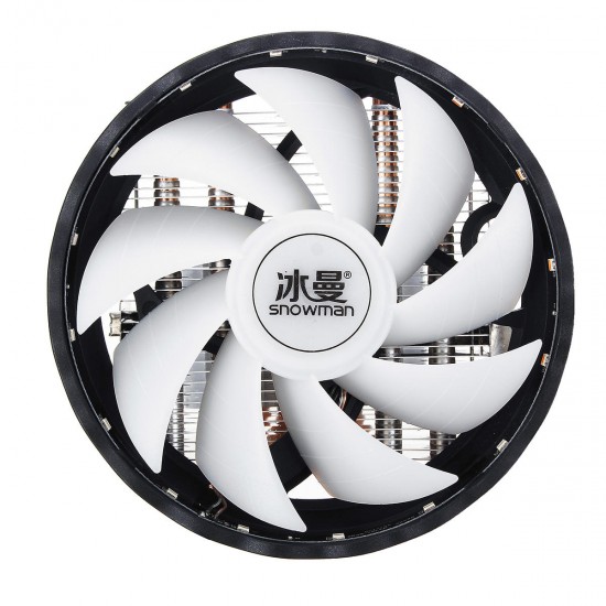 DC 12V 4Pin Colorful Backlight 120mm CPU Cooling Fan PC Heatsink for Intel/AMD For PC Computer Case