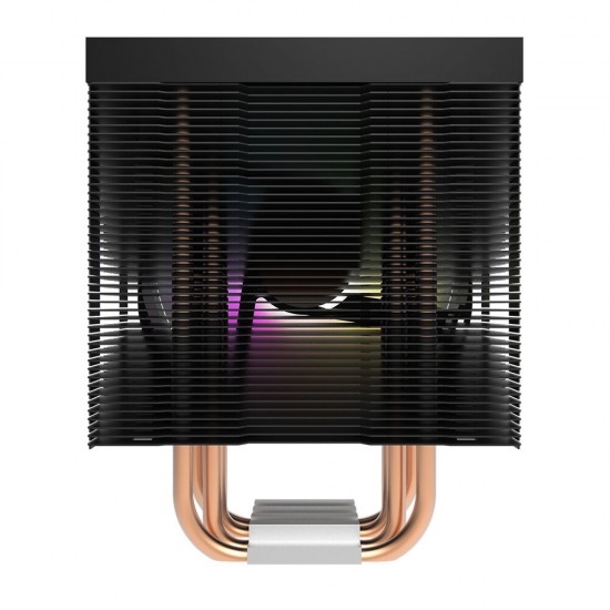 CPU Cooler 4 Heat Pipes Heatsink with 120mm Rainbow LED Fan 4Pin Computer RGB CPU Cooling Fan Radiator for LGA775/115x/AM3/AM2