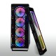 12cm RGB LED Light Computer Case Cooling Fan Support PC Software Control 12cm RGB LED Light Computer Case Cooling Fan Support PC Software Control