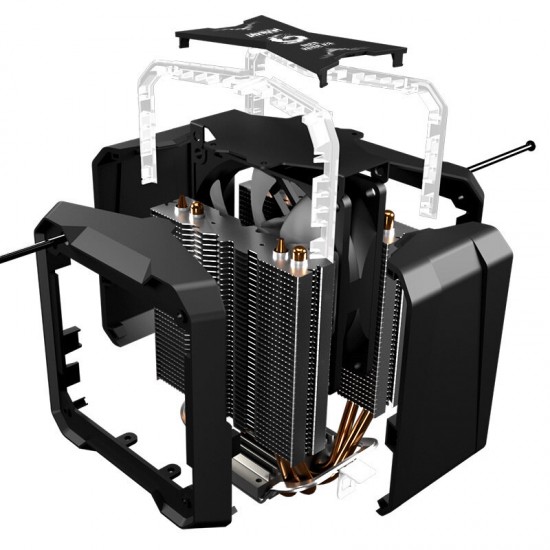 4PIN RGB G400 CPU Cooler Computer Radiator for Intel LGA 1150 1151 1155 1156 LGA775 Heat Sink CPU Air Cooler 4PIN RGB G400 CPU Cooler Computer Radiator for Intel LGA 1150 1151 1155 1156 LGA775 Heat Sink CPU Air Cooler