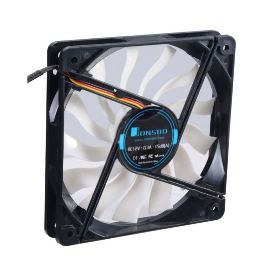 12020 12cm Chassis Cooling Fan Smart Ultra-thin 4Pin CPU Silent PC Case Cooler for Computer