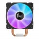 CR1000 CPU Cooler Fan Tower LED 4 Heatpipes PWM 4Pin Cooling Heat Sink Hydraulic Bearing Alloy Radiator for Intel/AMD