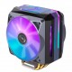 CR1100 CPU Cooler 6 Heat Pipes Colorful Light CPU Cooling Fan ARGB Sync Radiator Cooling With PWM Fans For Intel and AMD