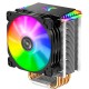CR1400 CPU Cooler 4 HeatPipes Tower RGB 4Pin Cooling Fans Heatsink Hydraulic Bearing for Intel and AMD