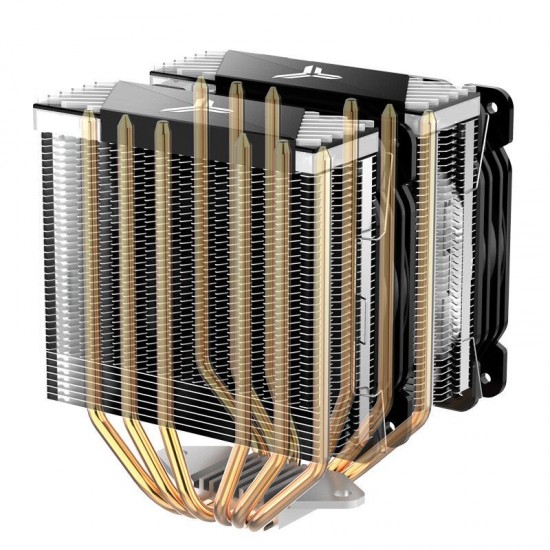 CR2000 6 Heatpipes Double tower CPU Cooler 120mm 5V/3PIN ARGB Cooling Fan 4PIN PWM Silence For LGA 775 1155 1156 AM4 AM3