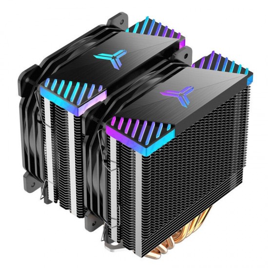 CR2000 6 Heatpipes Double tower CPU Cooler 120mm 5V/3PIN ARGB Cooling Fan 4PIN PWM Silence For LGA 775 1155 1156 AM4 AM3 CR2000 6 Heatpipes Double tower CPU Cooler 120mm 5V/3PIN ARGB Cooling Fan 4PIN PWM Silence For LGA 775 1155 1156 AM4 AM3