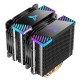 CR2000 6 Heatpipes Double tower CPU Cooler 120mm 5V/3PIN ARGB Cooling Fan 4PIN PWM Silence For LGA 775 1155 1156 AM4 AM3 CR2000 6 Heatpipes Double tower CPU Cooler 120mm 5V/3PIN ARGB Cooling Fan 4PIN PWM Silence For LGA 775 1155 1156 AM4 AM3
