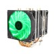 CPU Silent 3 Fan 4 Heat Pipe 3 Wire Intelligent Temperature Control CPU Cooler Cooling Fan for Intel 775/1150/1151/115 U8Z6