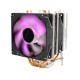 CPU Silent Dual Fan 4 Heat Pipe 3 Wire Intelligent Temperature Control CPU Cooler Cooling Fan for Intel 775/1150/1151/115 U8Z6