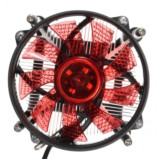 LED CPU Cooling Fan Cooler Heat Sink Radiator For Intel LGA 1150/1151/1155/1156 Series LED CPU Cooling Fan Cooler Heat Sink Radiator For Intel LGA 1150/1151/1155/1156 Series