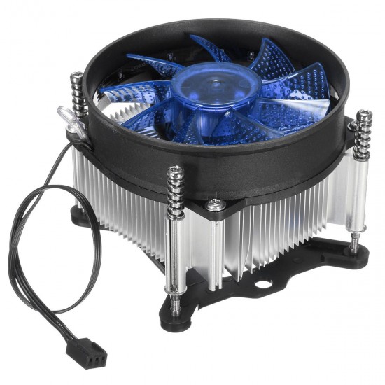 LED CPU Cooling Fan Cooler Heat Sink Radiator For Intel LGA 1150/1151/1155/1156 Series