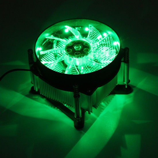 LED CPU Cooling Fan Cooler Heat Sink Radiator For Intel LGA 1150/1151/1155/1156 Series LED CPU Cooling Fan Cooler Heat Sink Radiator For Intel LGA 1150/1151/1155/1156 Series