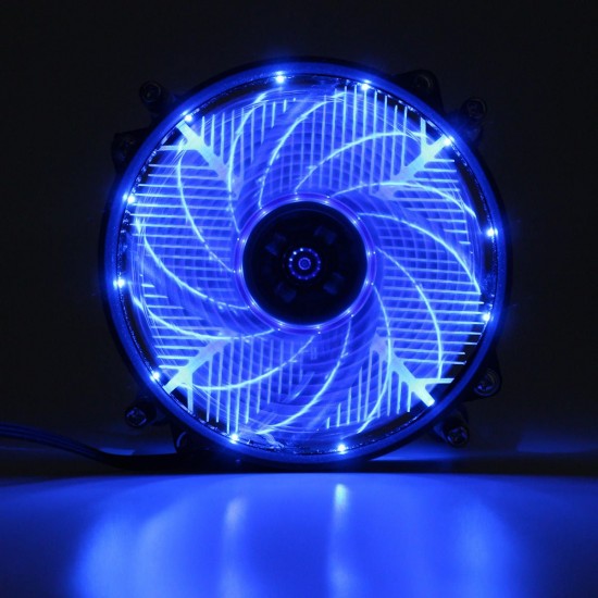 LED CPU Cooling Fan Cooler Heat Sink Radiator For Intel LGA 1150/1151/1155/1156 Series
