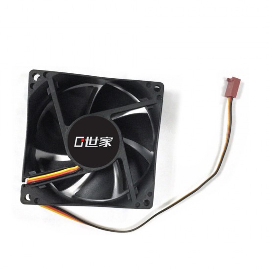 8025 8cm Computer Fan 12V 3Pin 1400RPM Silent Fan CPU Cooler Radiator Chassis Cooling Fan For Desktop