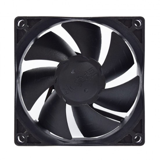 8025 8cm Computer Fan 12V 3Pin 1400RPM Silent Fan CPU Cooler Radiator Chassis Cooling Fan For Desktop