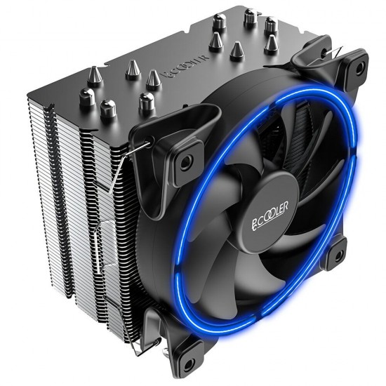 GI-R66U CPU Air Cooler 120mm PWM AIO 300W Slient Radiator Computer PC Gaming Case Cooling Fan for Intel AMD