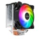 GI-X4 RGB CPU Air Cooler 120mm AIO Cooling Fan Computer PC Gaming Case Radiator for Intel AMD