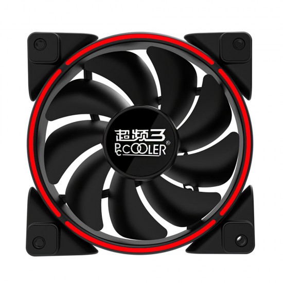HALO Series LED Fan Smart Shockproof 12CM 4Pin PWM Silent CPU Cooler for Gaming Computer Case
