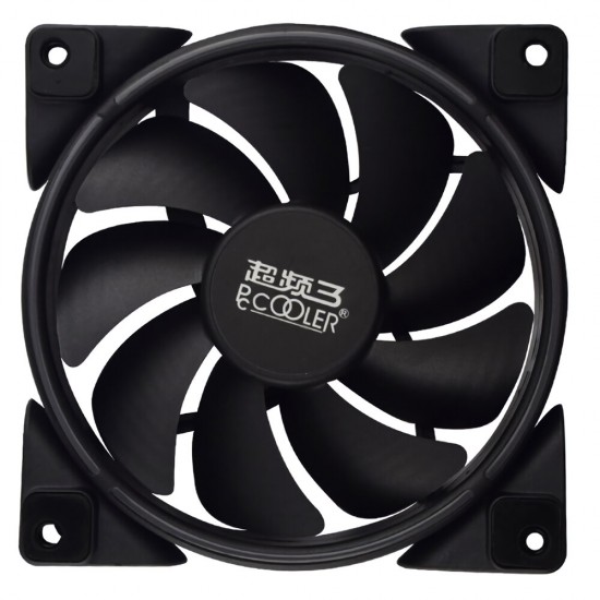 HALO Series LED Fan Smart Shockproof 12CM 4Pin PWM Silent CPU Cooler for Gaming Computer Case