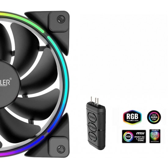3 120m RGB Fan 5V 3pin FRGB PWM Quiet Addressable Fans 12cm Computer Cooling Fan For CPU Cooler Liquid Cooling