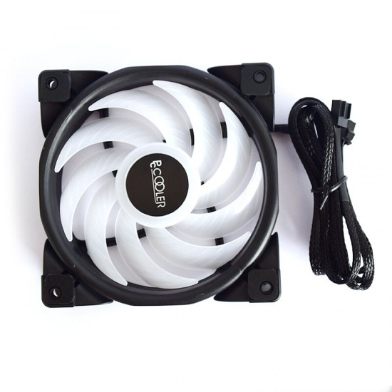 3 HALO RGB Fan 12cm 12V 4Pin FRGB PWM Quiet Cooling Fans 120mm RGB Fan For CPU Cooler Liquid Cooling