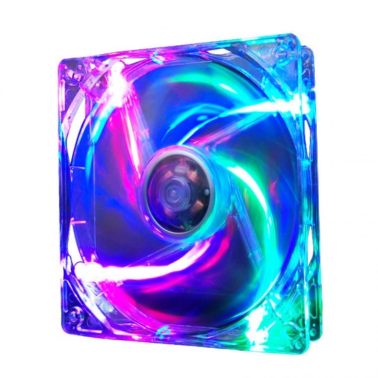 F1210 3 Pin 12CM Multiple Colors Colorful LED Computer Case Cooler Cooling Fan F1210 3 Pin 12CM Multiple Colors Colorful LED Computer Case Cooler Cooling Fan