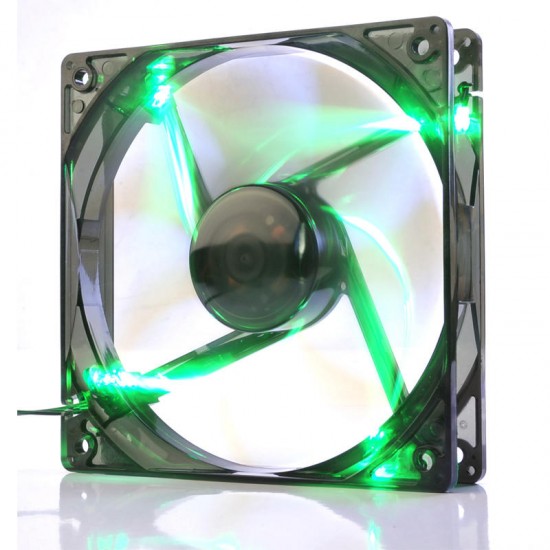 F1210 3 Pin 12CM Multiple Colors Colorful LED Computer Case Cooler Cooling Fan