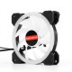 RGB Air Cooling Fan 12cm Desktop Computer Chassis Cooling Fan Colorful Color Changing Solar Eclipse Silent Fan