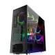 RGB Air Cooling Fan 12cm Desktop Computer Chassis Cooling Fan Colorful Color Changing Solar Eclipse Silent Fan