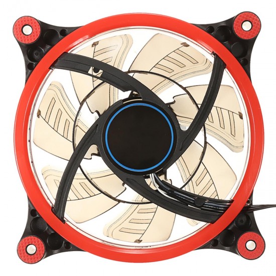 Replacement 118cm 3pin 4pin LED Computer Cooling Fan 1200-1500rpm for Bitcoin Mining PC Case