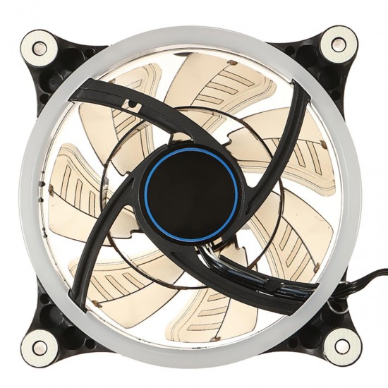 Replacement 118cm 3pin 4pin LED Computer Cooling Fan 1200-1500rpm for Bitcoin Mining PC Case