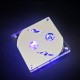 Desktop Computer CPU Water Cooling Head AcrylicLightning Metal Plate CPU Water Block with G1/4 Inner Thread