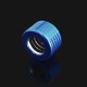 Hand Wring Hard Pipe Connector Water Cooling Hard Tube with 4 Layers Rubber Seal Ring G1/4 Inner Thread Adaptor for CPU Water Cooling Radiator
