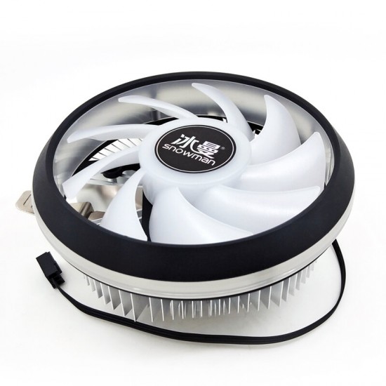 CPU Cooler RGB 120mm i3 i5 CPU Heat Sink for Intel LGA 775 1150 1151 1155 AMD AM2 AM3 FM2 3Pin CPU Cooling Fan PC Quiet