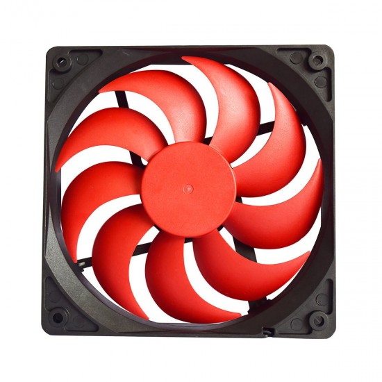 12cm Chassis Cooling Fan Quiet 3Pin 4Pin Interface D-type Power Connector PC Cooler for Cpmputer Case
