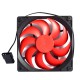 12cm Chassis Cooling Fan Quiet 3Pin 4Pin Interface D-type Power Connector PC Cooler for Cpmputer Case