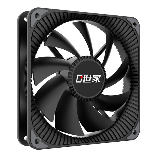 12cm Smart Cooling Fan No Backlight Small 4Pin PWM Chassis Cooler Desktop Computer Case CPU Silent Radiator Wind Tunnel FC1205NL Smart Version