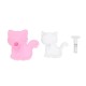 3Pcs/Set Cat Cookie Biscuit Plunger Cutter Fondant Cake Mold Baking Mould Kitchen Tools 3Pcs/Set Cat Cookie Biscuit Plunger Cutter Fondant Cake Mold Baking Mould Kitchen Tools